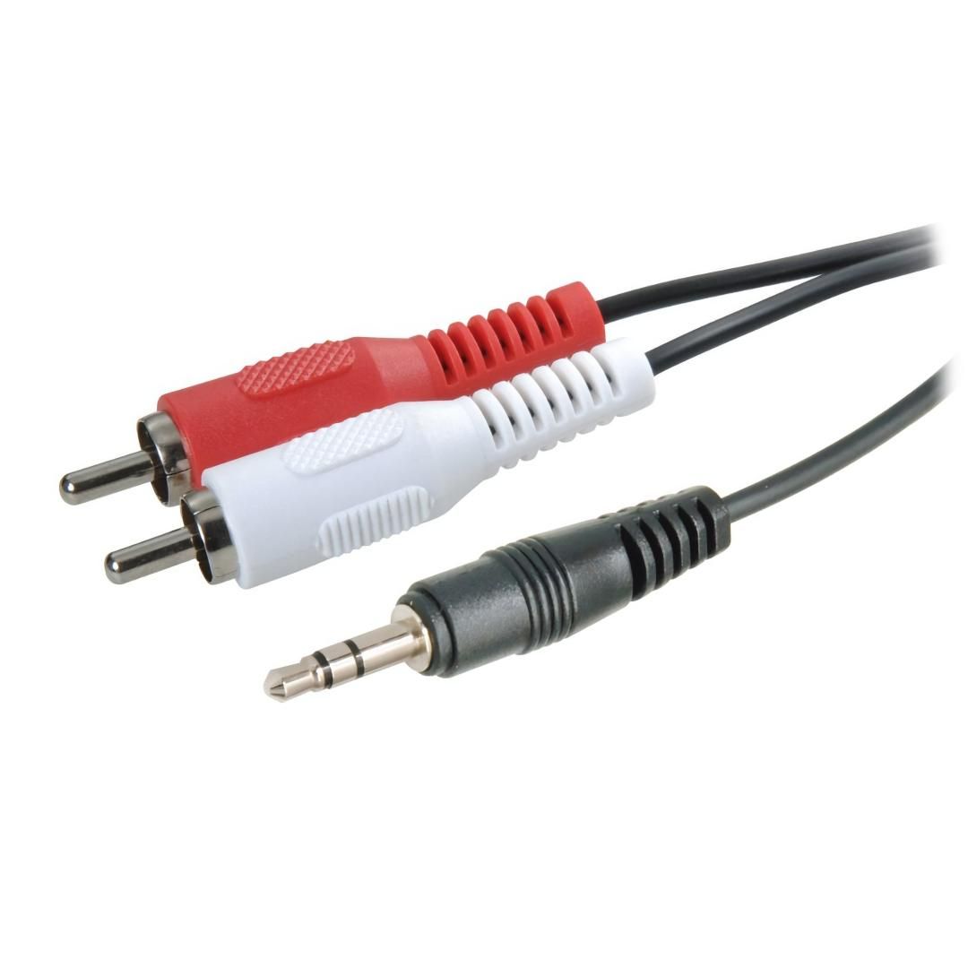 Cable Plug a 2 RCA 3m Generico