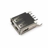 Conector Jack USB Hembra (4 pines 2 anclajes) USB-101, foto 2