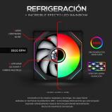 Cooler 120mm Sentey F75 ARGB, foto 3