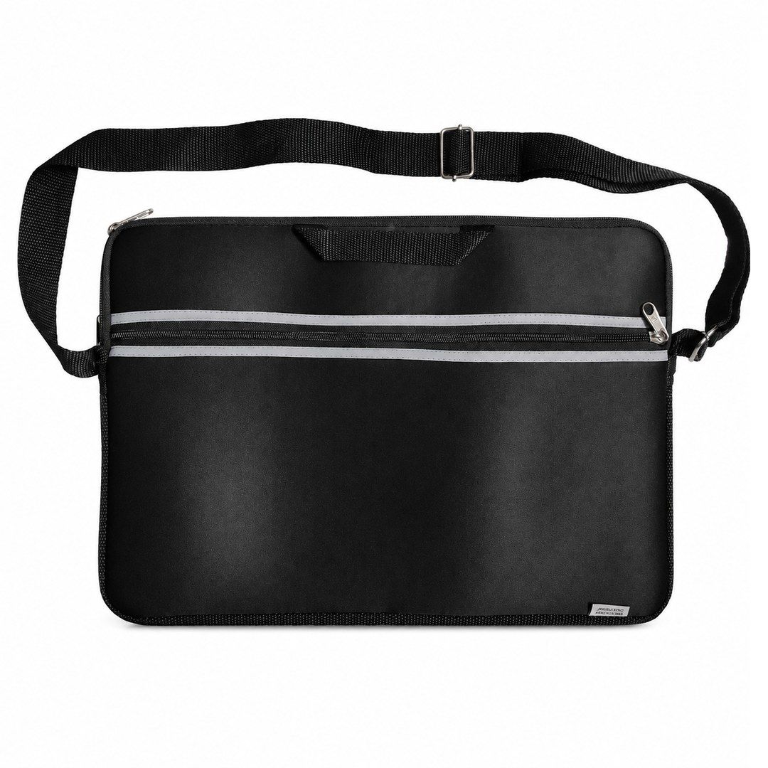 Funda Maletín Notebook 15.6 Simil Neoprene 28 x 39 cm - Correa y Manijas - CDTEK