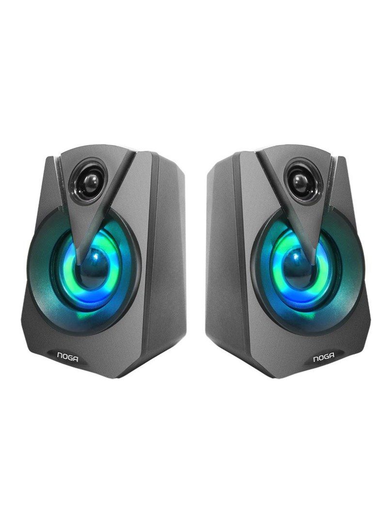 Parlantes Noga NG-503P (RGB 6W, USB, Volumen)
