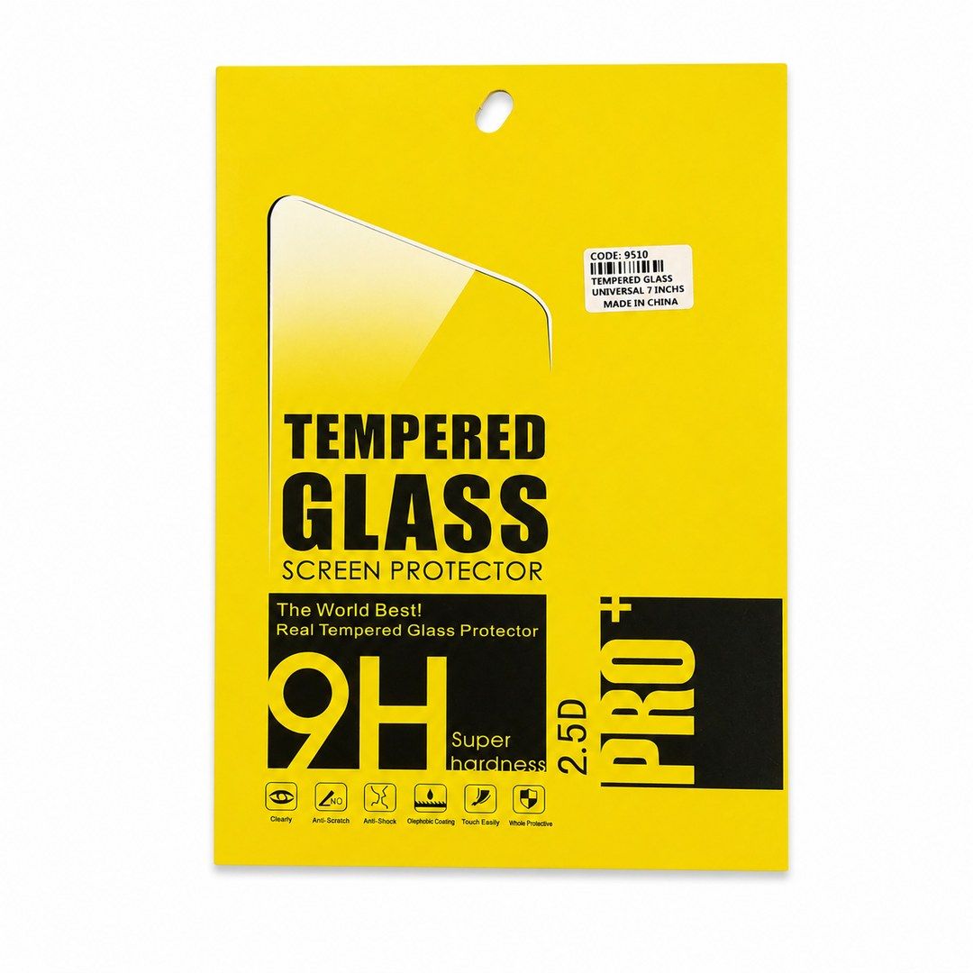 Protector Tablet 7" Vidrio Templado 110x175 mm